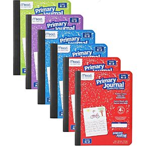 Primary Journal Kindergarten Writing Tablet 6 Pack of Primary Composition Notebook Colors May Vary For Grades K- 2, 100 Sheets (200 Pages) Creative Story Notebooks for Kids 9 3/4 in by 7 1/2 in. in Kuwait