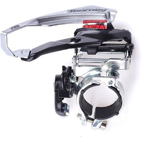 FD-TY500 Tourney Front Derailleur 6/7Speed Multi-Clamp 31.8/34.9mm （Black ＆ Silver）