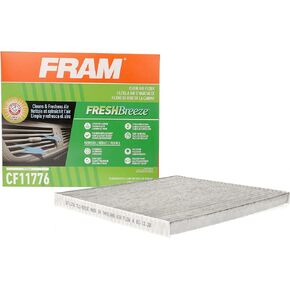 FRAM Fresh Breeze Cabin Air Filter Replacement for Car Passenger Compartment w/ Arm and Hammer Baking Soda, Easy Install, CF11776 for Select Infiniti and Nissan Vehicles