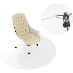 Office Chair Mat for Floors,Chair Mat for Floors, Chair Mat Office Home Gaming Chair Mat,35X 35inches Office Carpeted Floor Mats for Computer Home Chair