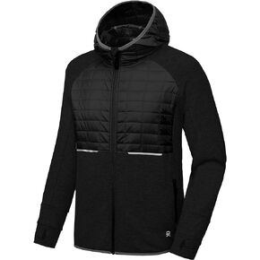 Little Donkey Andy Men's Lightweight Running Jackets Full Zip Hooded Sports Jacket for Winter Hiking Golf Casual