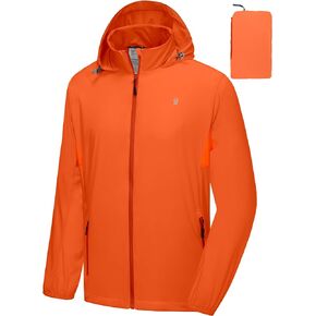 Little Donkey Andy Mens Sun Protection Breathable Jacket UPF 50+, Lightweight Summer Shirts Packable for Running Hiking