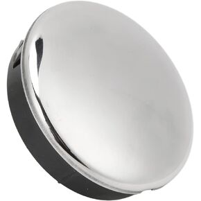 Boat Steering Wheel Center Caps, Marine Steering Wheel Cover ABS Snap in Glossy Finish Stainless Steel 2.5in for Yachts