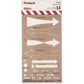 Military Directional Template, Desk Size (1730I)