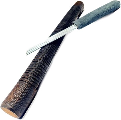 Guiro GUACHARACA EN CAÑA DE CHONTA CON SU RASPADOR 30 سم DE Largo in Kuwait