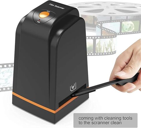 ماسح ضوئي لشرائح الأفلام DIGITNOW 135 يحول الصور السلبية والشرائح والأفلام إلى صور رقمية، ويدعم MAC/Windows XP/Vista/ 7/8/10 in Kuwait