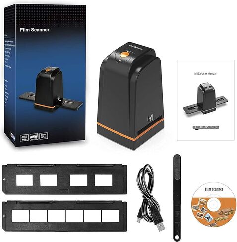 ماسح ضوئي لشرائح الأفلام DIGITNOW 135 يحول الصور السلبية والشرائح والأفلام إلى صور رقمية، ويدعم MAC/Windows XP/Vista/ 7/8/10 in Kuwait