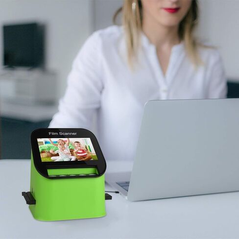 ماسح ضوئي رقمي للأفلام والشرائح من DIGITNOW، شاشة TFT LCD كبيرة مقاس 4.3 بوصة، يحول أفلام 35 مم و110 و126 وسوبر 8 وأفلام سلبية وشرائح 8 مم إلى صور JPEG بدقة 22 ميجابكسل in Kuwait