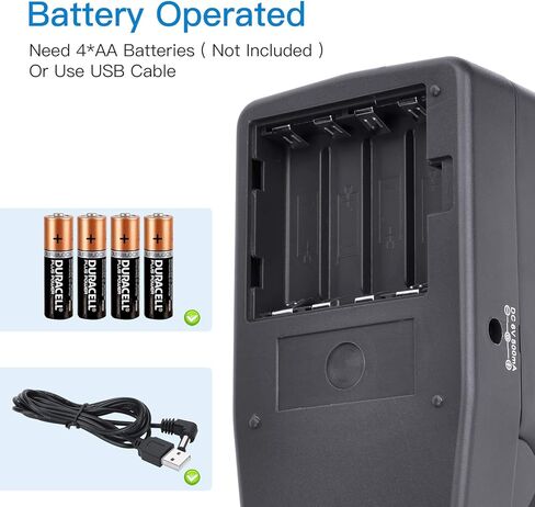 عارض شرائح وأفلام مقاس 35 مم، عارض سلبي، عرض مضاء بإضاءة LED على سطح المكتب، تكبير 3X، يعمل بمنفذ USB in Kuwait