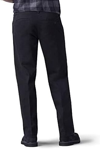 Lee Men's Performance Series Extreme Comfort Straight Fit Pant, Black, 34W x 28L in Saudi Arabia