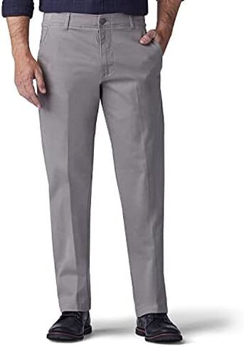 Lee Men's Performance Series Extreme Comfort Straight Fit Pant, Black, 34W x 28L in Saudi Arabia