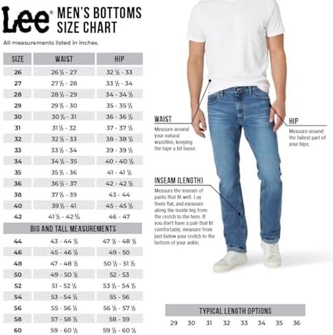 Lee Men's Performance Series Extreme Comfort Straight Fit Pant, Black, 34W x 28L in Saudi Arabia