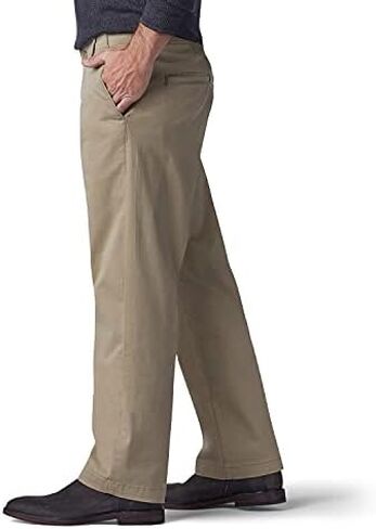 Lee Men's Performance Series Extreme Comfort Straight Fit Pant, Black, 34W x 28L in Saudi Arabia