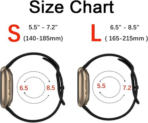 4 قطع من الأربطة الرياضية المتوافقة مع Fitbit Sense/Versa 3، أساور معصم بديلة من السيليكون الناعم الكلاسيكي للساعة الذكية Versa 3 للنساء والرجال in Kuwait