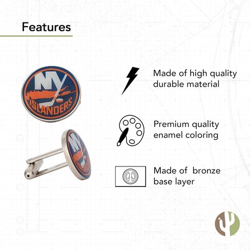 New York Islanders Team NHL National Hockey League Logo Formal Wear (Cufflinks) in Saudi Arabia