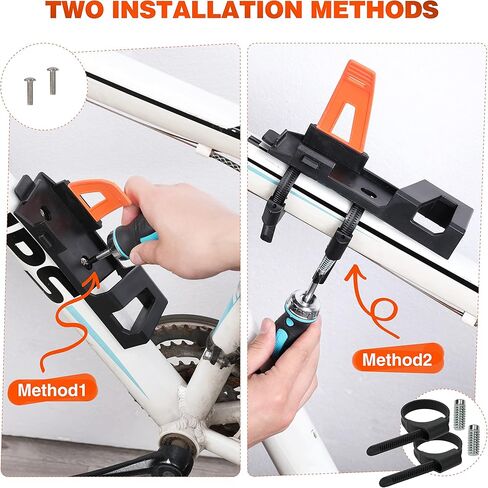 قفل دراجة قابل للطي من فاليو ماكس، قفل آمن عالي التحمل مضاد للسرقة، مع مفتاحين من الفولاذ المقاوم للصدأ ودعامة تثبيت للدراجات/الدراجات النارية/الدراجات البخارية/الأبواب القابلة للطي، لون أسود in Kuwait