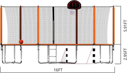الترامبولين مع شبكة الأمان in Kuwait