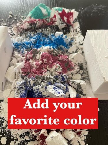 Jenny's Choice Gym Chalk Blocks, White, 2oz, 8-Pack Box. Sport Hand Chalk (Gym Hand Chalk White Blocks, Soft,2oz, 8-Pack Box.) in Saudi Arabia