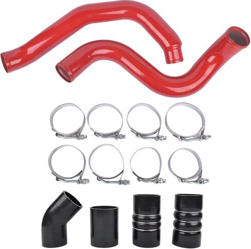 طقم مبرد توربو بديل لتمهيد الأنابيب لفورد F250 F350 F450 F550 أنبوب رحلة فائق التحمل 6.0L Powerstroke ديزل 2003-2007 AKWH in Saudi Arabia