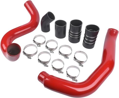 طقم مبرد توربو بديل لتمهيد الأنابيب لفورد F250 F350 F450 F550 أنبوب رحلة فائق التحمل 6.0L Powerstroke ديزل 2003-2007 AKWH in Saudi Arabia