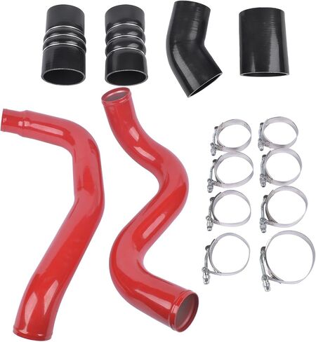 طقم مبرد توربو بديل لتمهيد الأنابيب لفورد F250 F350 F450 F550 أنبوب رحلة فائق التحمل 6.0L Powerstroke ديزل 2003-2007 AKWH in Saudi Arabia