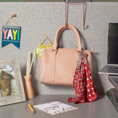 Juvale Rose Gold Cubicle Hanger for 2.5 to 3 Inch Thick Partitions (4.1 x 3.25 in) in Saudi Arabia