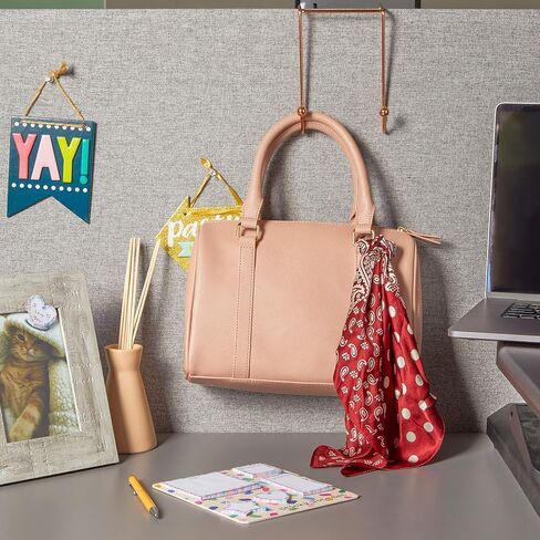 Juvale Rose Gold Cubicle Hanger for 2.5 to 3 Inch Thick Partitions (4.1 x 3.25 in) in Saudi Arabia