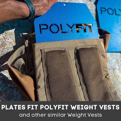 Weight Vest Plates - Weighted Plates for Strength Training Weight Vests - 4lb, 6lb, 9lb, 14lb, 19lb Pairs in Saudi Arabia