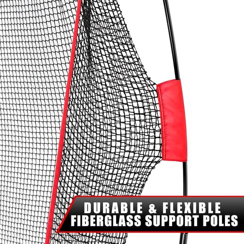 شبكة جولف Champkey مقاس 10 × 7 بوصة مع بساط جولف ثلاثي العشب مقاس 16 × 25 بوصة - إطار فولاذي شديد التحمل للقيادة في الفناء الخلفي، داخلي/خارجي، شبكة ممارسة تقطيع الجولف/التأرجح in Kuwait