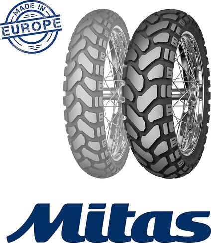 إطار رياضي مزدوج للدراجة النارية Mitas Enduro Trail+ E-07+ Dakar 170/60B17 72T in Kuwait