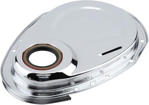 مجموعة غطاء سلسلة التوقيت، طقم غطاء سلسلة التوقيت الحديدي، براغي ختم سلسلة توقيت السيارة، بديل مناسب لمحركات Chevy SBC 283 327 305 350 383 400 in Kuwait