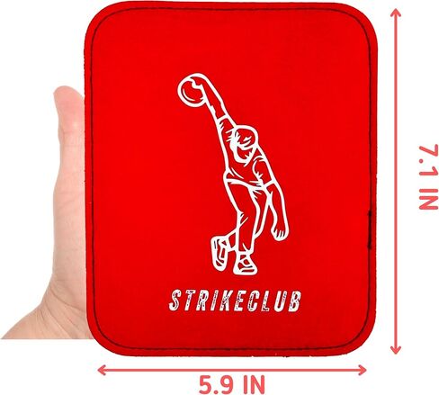 STRIKECLUB Bowling Ball Shammy Towel | Premium Genuine Buffalo Leather Bowling Towel | Extra Thick Layer Shammy to Wipe Off Oil & Dirt | Superior Absorbency & Durability | Bowling Accessories in Kuwait