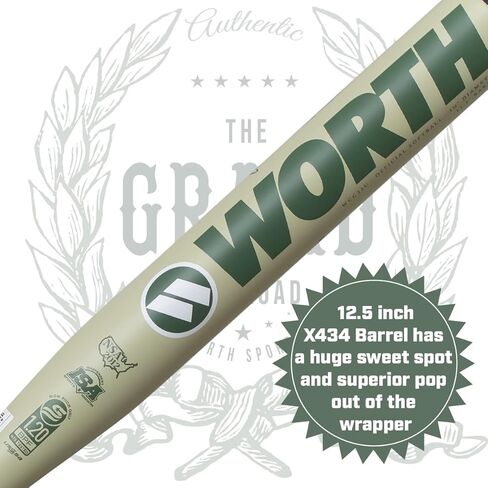 يستحق | 2023 | مضرب الكرة اللينة الكبير Slowpitch | نموذج كول كامبل | XXL | USSSA | 12.5" برميل in Kuwait