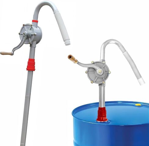GOTOTOP Hand Pump 70Rpm Aluminum Alloy Hand Crank Oil Barrel Drum Pump Pumping Petrol Pump in Saudi Arabia