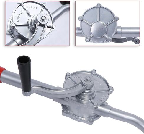 GOTOTOP Hand Pump 70Rpm Aluminum Alloy Hand Crank Oil Barrel Drum Pump Pumping Petrol Pump in Saudi Arabia