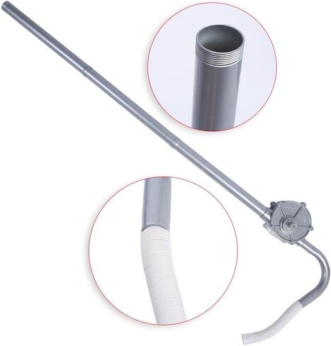 GOTOTOP Hand Pump 70Rpm Aluminum Alloy Hand Crank Oil Barrel Drum Pump Pumping Petrol Pump in Saudi Arabia