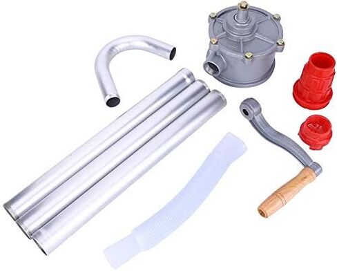 GOTOTOP Hand Pump 70Rpm Aluminum Alloy Hand Crank Oil Barrel Drum Pump Pumping Petrol Pump in Saudi Arabia