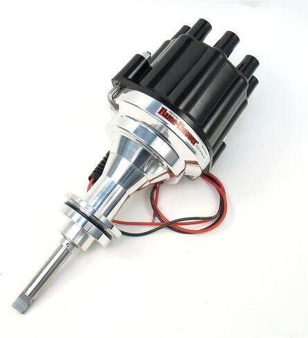 Pertronix D241800 قابس قاذف اللهب وتشغيل الموزع الإلكتروني ذو الغطاء الأسود البحري مع تقنية Ignitor II مع غطاء أسود لكرايسلر 273-360 in Saudi Arabia