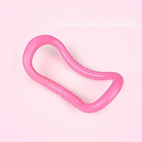 2 Pack Yoga Equipment Yoga Ring Pilates Ring Yoga Circles Fitness Sport Home Training Resistance Support Tool Calf Massage, Pilates Circles with Massage Points in Kuwait