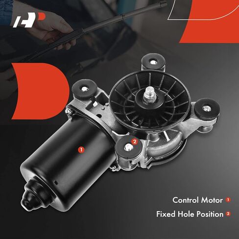 A-Premium Windshield Wiper Motor Front Compatible with Toyota Tacoma 1998-2004, Tundra 2000-2006, Sequoia 2001-2007 & Mitsubishi Galant 1999-2003 in Saudi Arabia