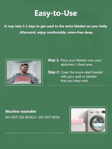 Anti Snoring Blanket, Non-Invasive Anti Snoring Devices, Effective Snoring Solution for Mild to Severe Snoring, Sleep Apnea Devices for Restful Nights, Snore Stopper for Men & Women in Saudi Arabia