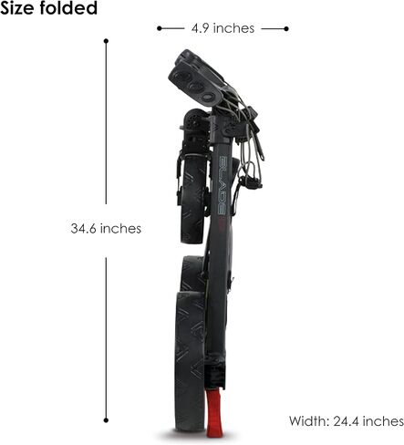 عربة دفع الجولف Big Max Blade IP: 3 عجلات قابلة للطي، خفيفة الوزن للغاية، تقنية قابلة للطي بشكل مسطح، تصميم متين وبسيط، لوحة تنظيم ذكية مع مساحة تخزين كبيرة لملحقات الجولف in Kuwait