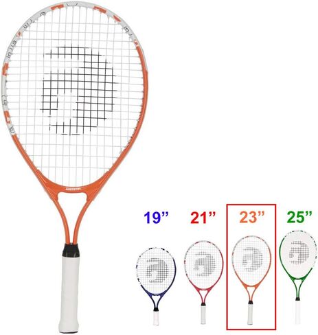Gamma Sports Junior Tennis Racquet: Quick Kids 19 Inch Tennis Racket - Prestrung Youth Tennis Racquets for Boys and Girls - 93 Inch Head Size in Kuwait