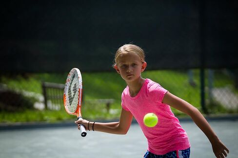 Gamma Sports Junior Tennis Racquet: Quick Kids 19 Inch Tennis Racket - Prestrung Youth Tennis Racquets for Boys and Girls - 93 Inch Head Size in Kuwait