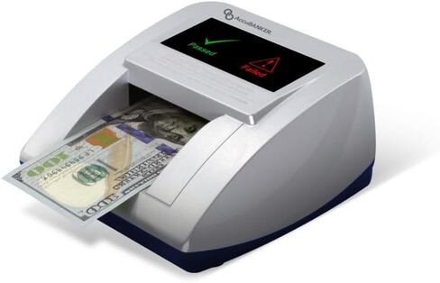 كاشف العملات المزيفة من AccuBANKER D470 Quadscan بأربعة اتجاهات مع الأشعة فوق البنفسجية، MG، IR، WM، الصورة، الطول، الطيف 7 نقاط - بطارية اختيارية للاستخدام المحمول (بدون بطارية) in Kuwait