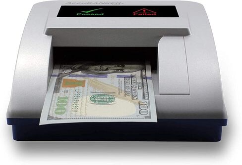 كاشف العملات المزيفة من AccuBANKER D470 Quadscan بأربعة اتجاهات مع الأشعة فوق البنفسجية، MG، IR، WM، الصورة، الطول، الطيف 7 نقاط - بطارية اختيارية للاستخدام المحمول (بدون بطارية) in Kuwait