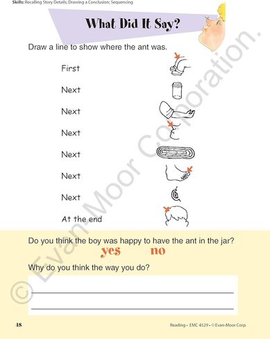 Evan-Moor Skill Sharpeners: Reading Activity Book, Grade 1 in Saudi Arabia