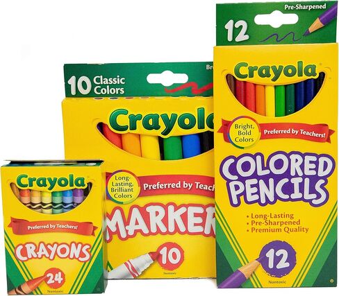 صندوق مستلزمات العودة إلى المدرسة للصفوف من الروضة إلى الصف الخامس - مجموعة مستلزمات المدرسة لأساسيات العودة إلى المدرسة - 32 قطعة in Kuwait