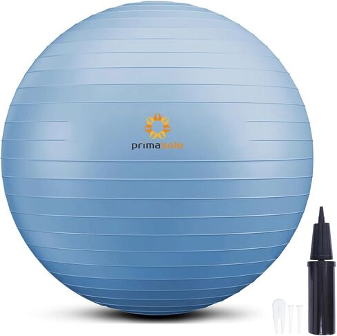 PRIMASOLE Exercise Ball Anti-Burst Pregnancy Yoga Ball for Balance Stability Fitness Workout Core Strength at Home & Office in Kuwait