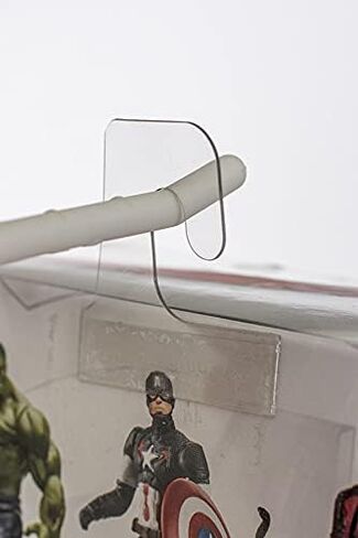 Hook Hang Tab with Adhesive 200/Pack. (1.563" X 1.500") Hang Tabs Made with 100% Post Industrial Recycled Plastic. Safe No VOC Adhesive. in Saudi Arabia